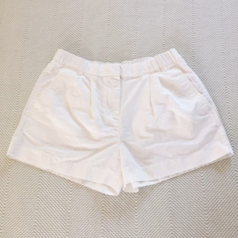 Gap Cotton Linen White Shorts